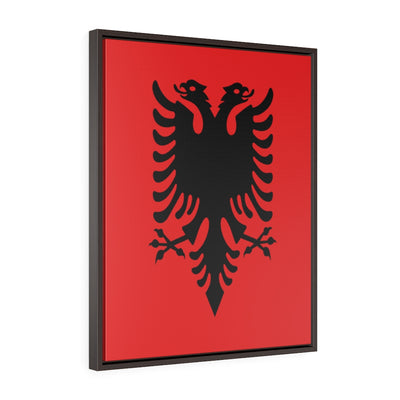 ALBANIA Vertical Framed Premium Gallery Wrap Canvas