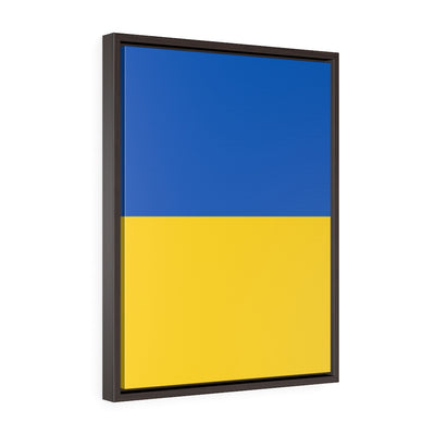 UKRAINE Vertical Framed Premium Gallery Wrap Canvas