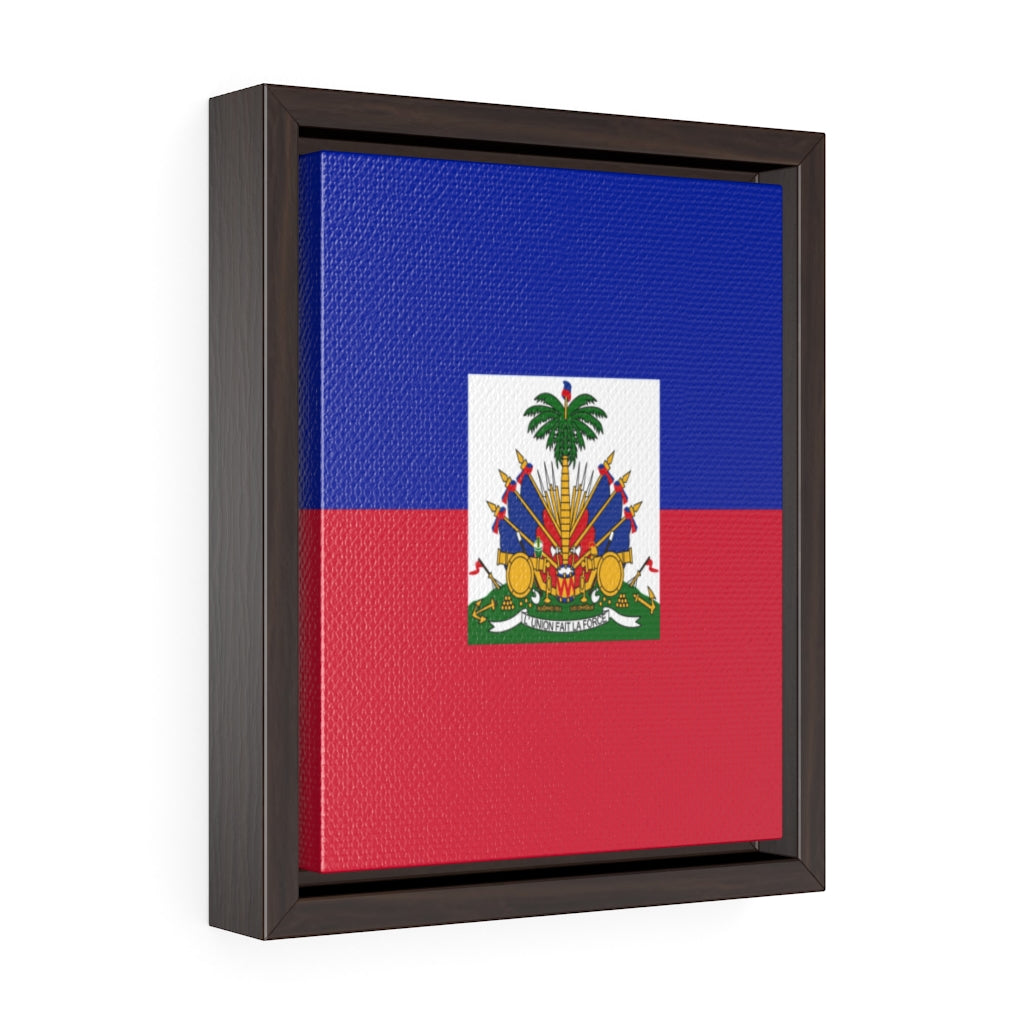 HAITI Vertical Framed Premium Gallery Wrap Canvas