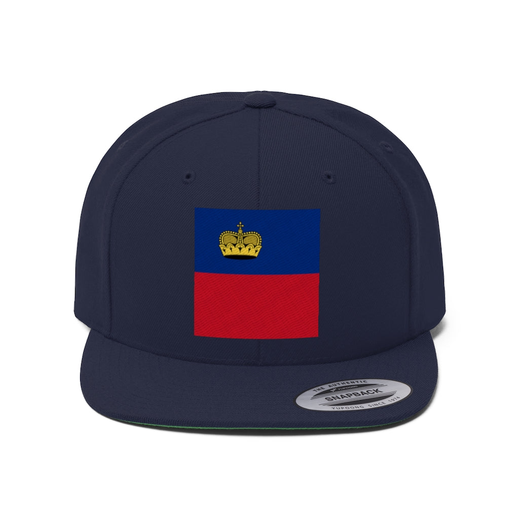 LIECHTENSTEIN Unisex Flat Bill Hat