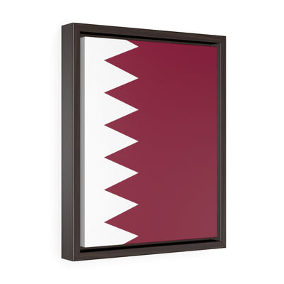 QATAR Vertical Framed Premium Gallery Wrap Canvas