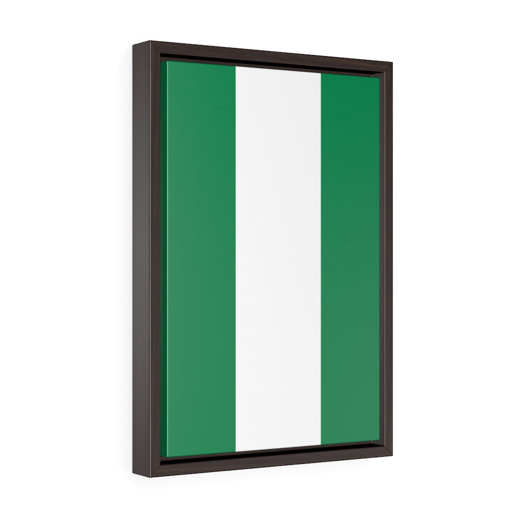 NIGERIA Vertical Framed Premium Gallery Wrap Canvas