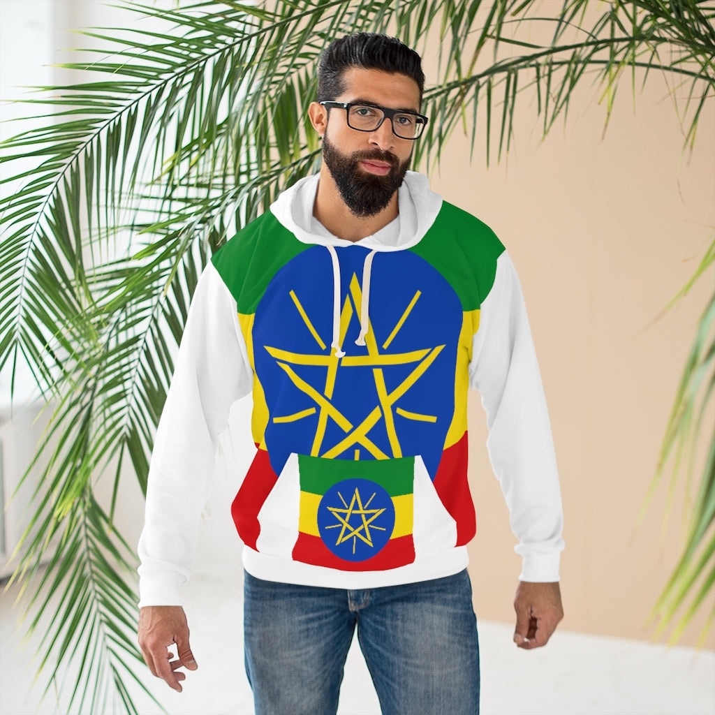 Ethiopia AOP Unisex Pullover Hoodie