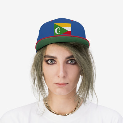 COMOROS Unisex Flat Bill Hat