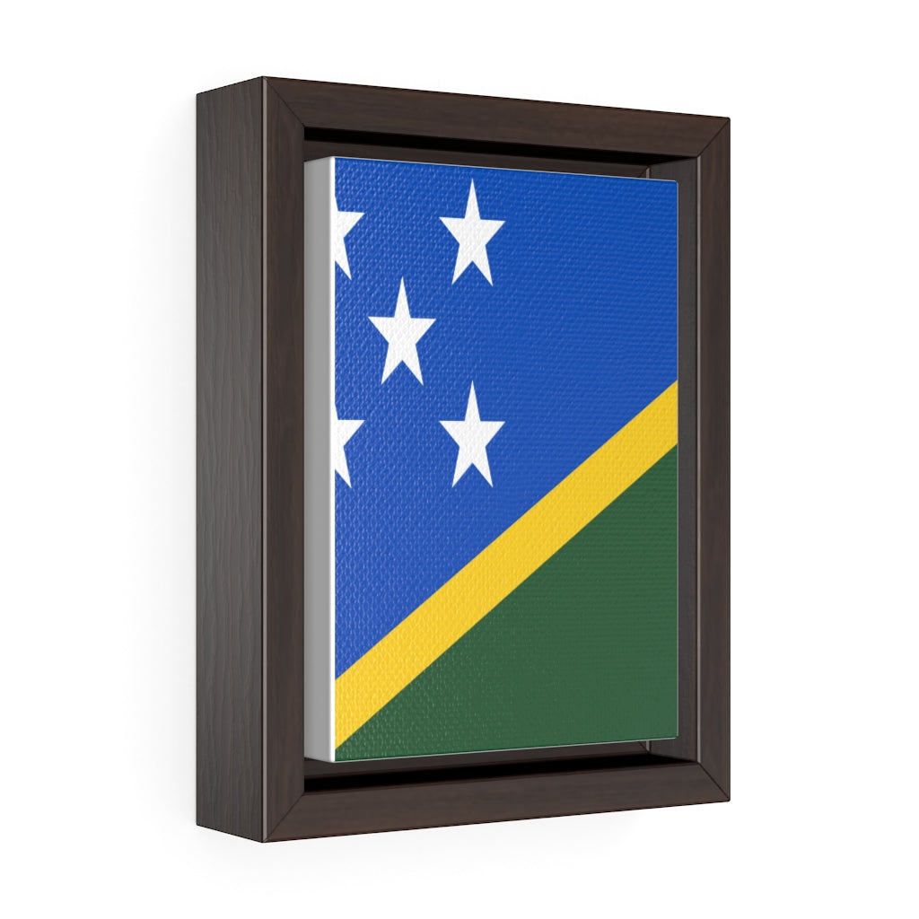 SOLOMON ISLANDS Vertical Framed Premium Gallery Wrap Canvas