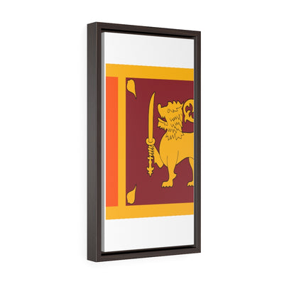 SRI LANKA Vertical Framed Premium Gallery Wrap Canvas