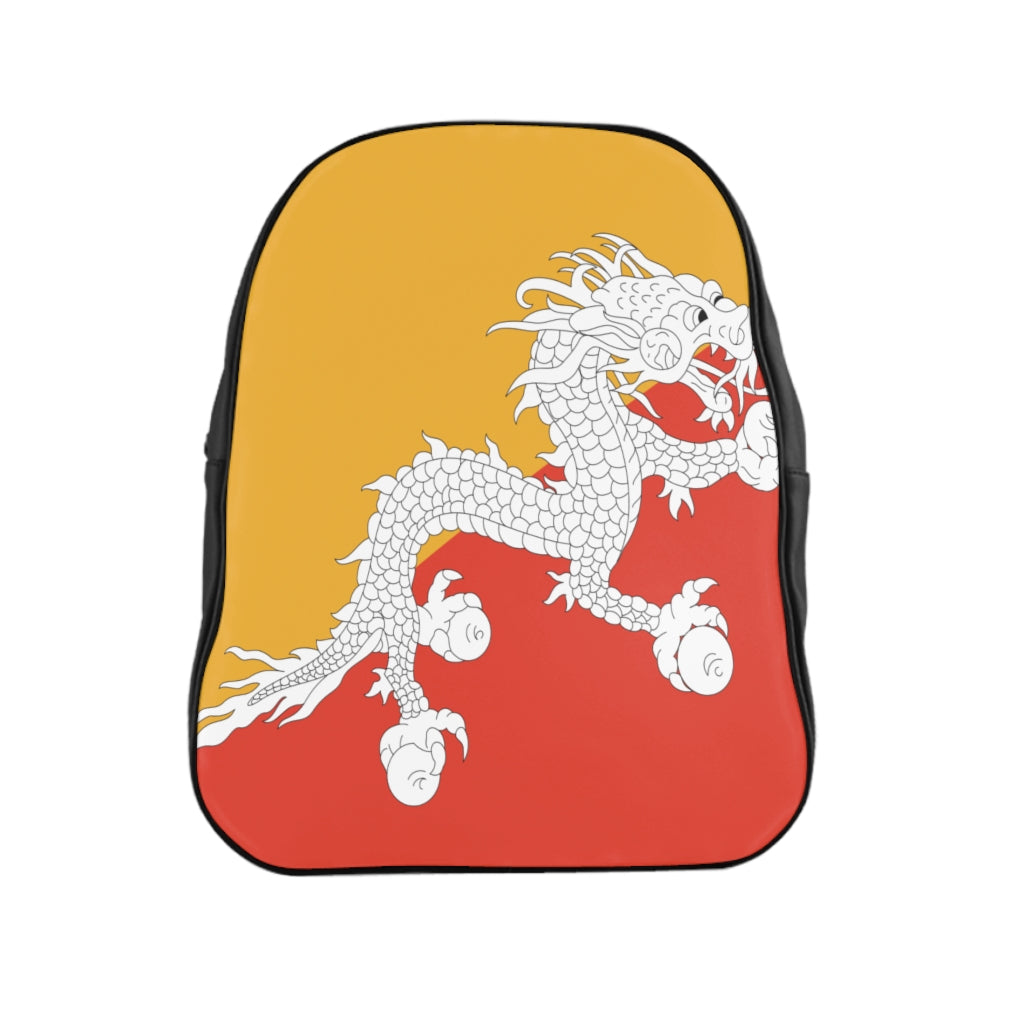 BHUTAN FLAG School Backpack