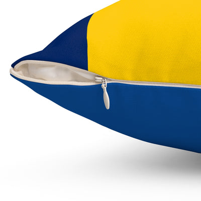 Chad flag Spun Polyester Square Pillow