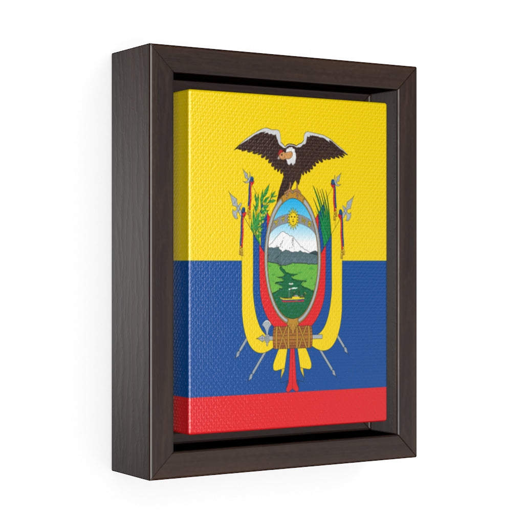 ECUADOR Vertical Framed Premium Gallery Wrap Canvas