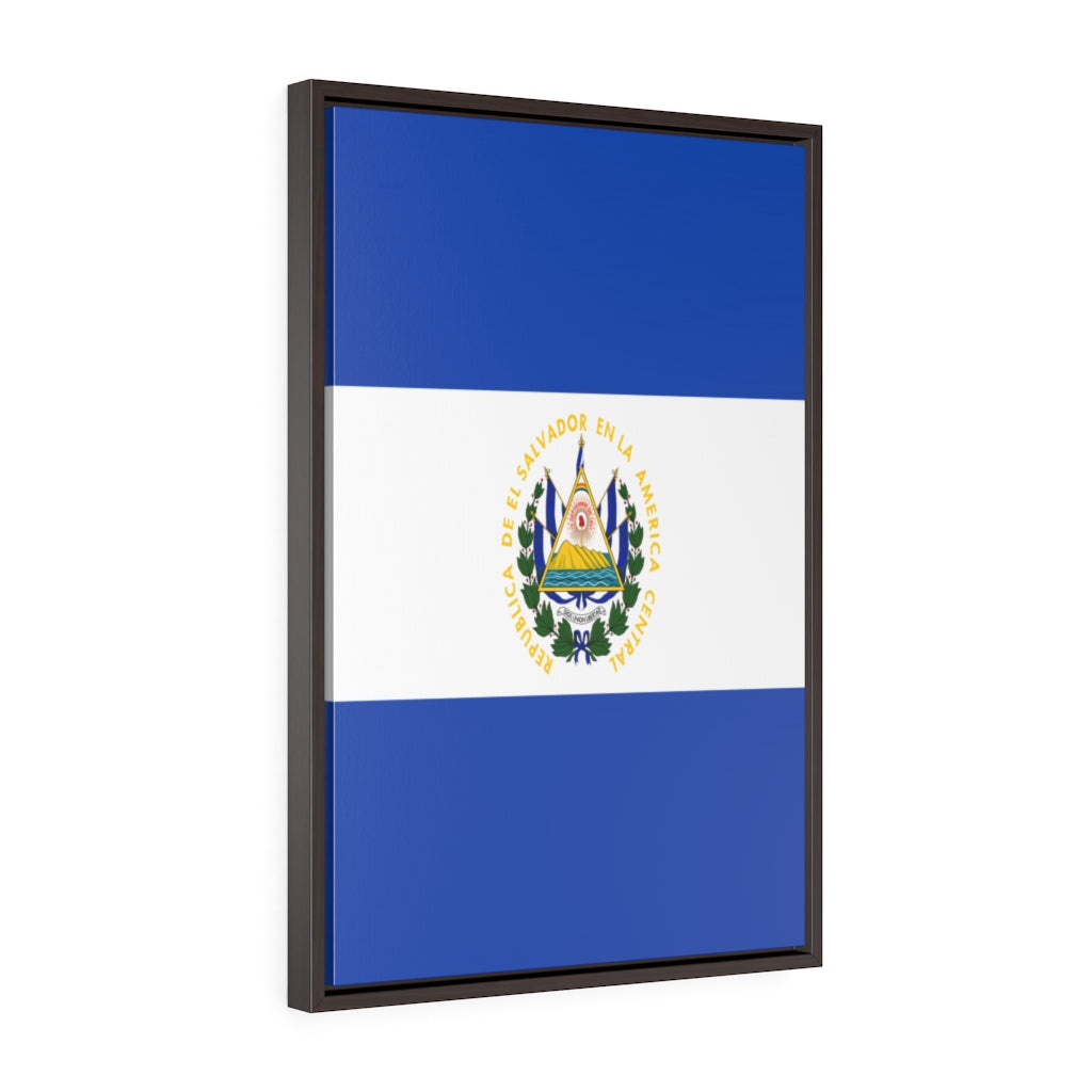 EL SALVADOR Vertical Framed Premium Gallery Wrap Canvas