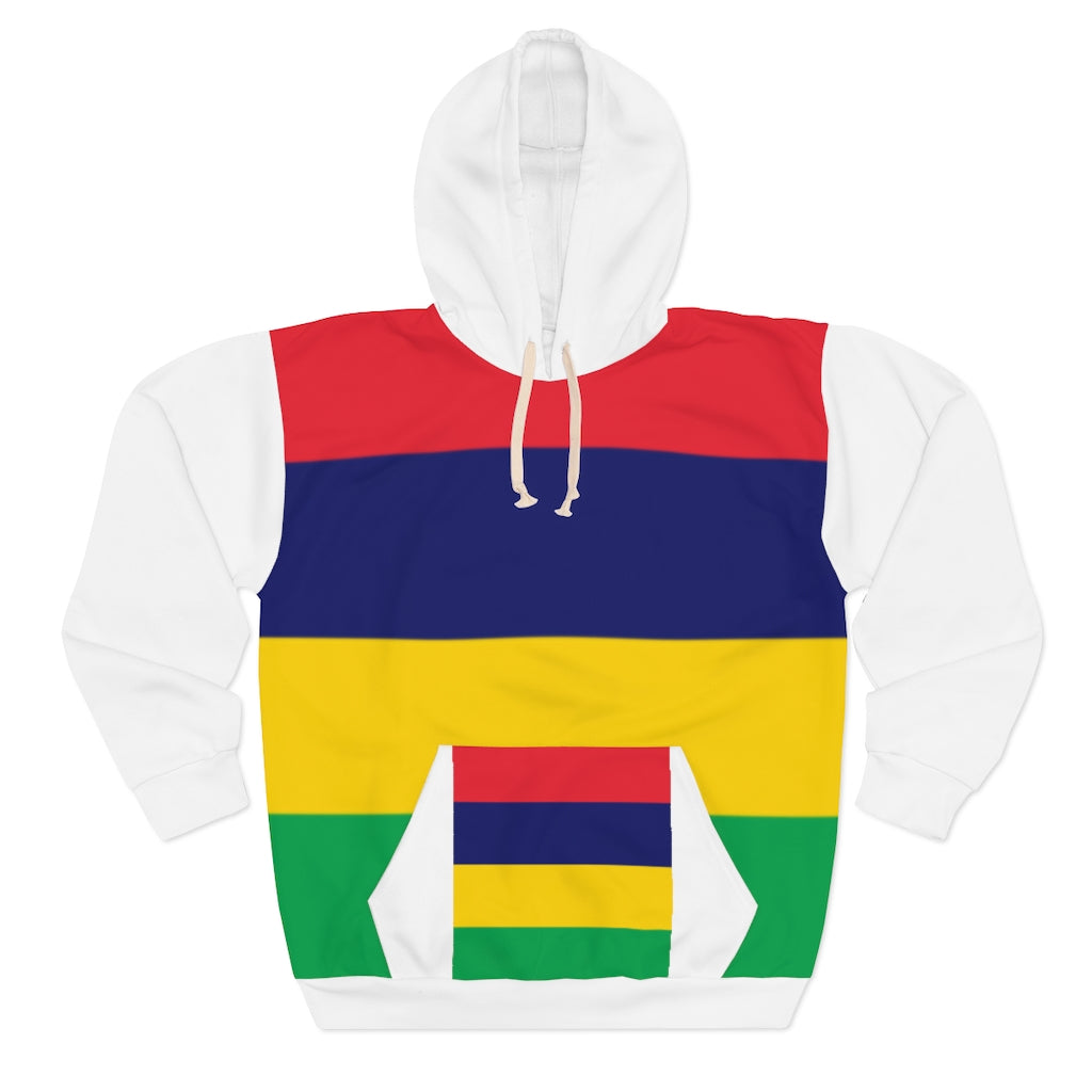 Mauritius AOP Unisex Pullover Hoodie