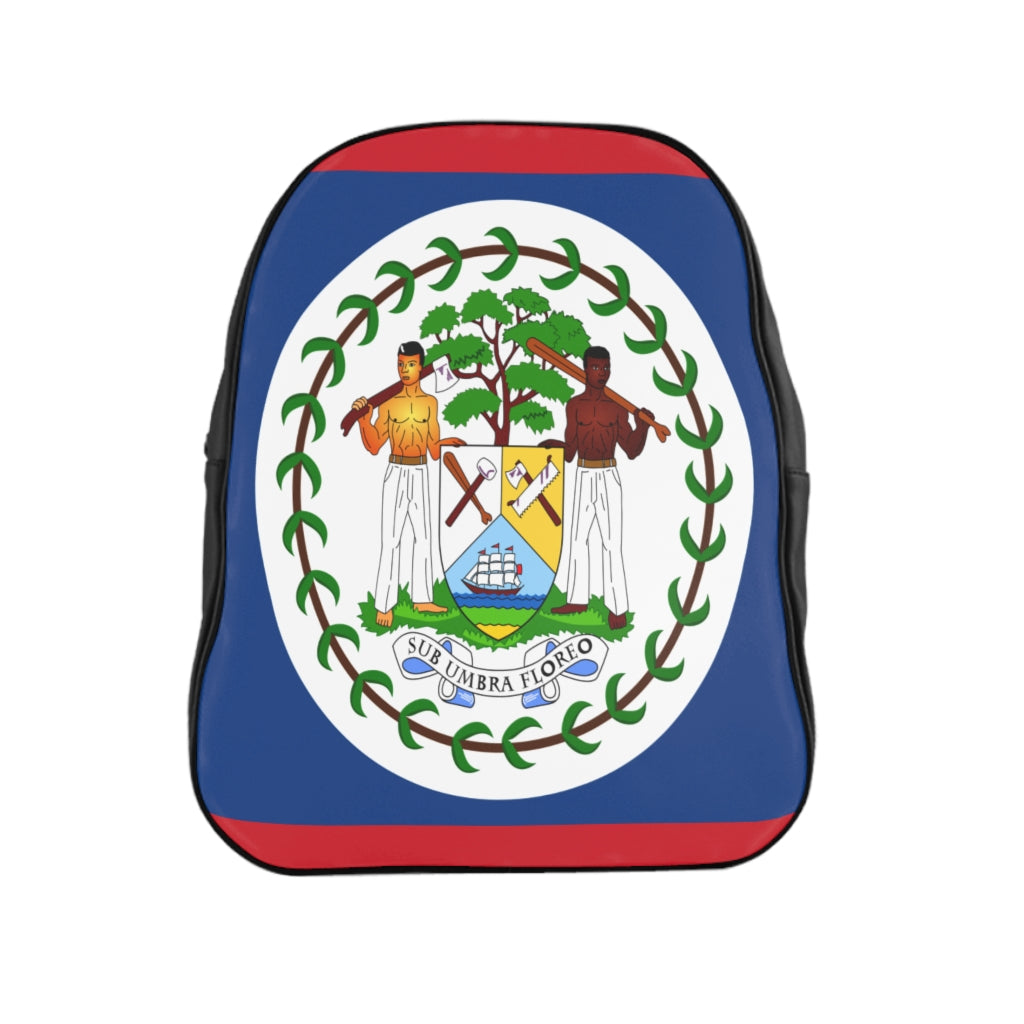 BELIZE FLAG School Backpack