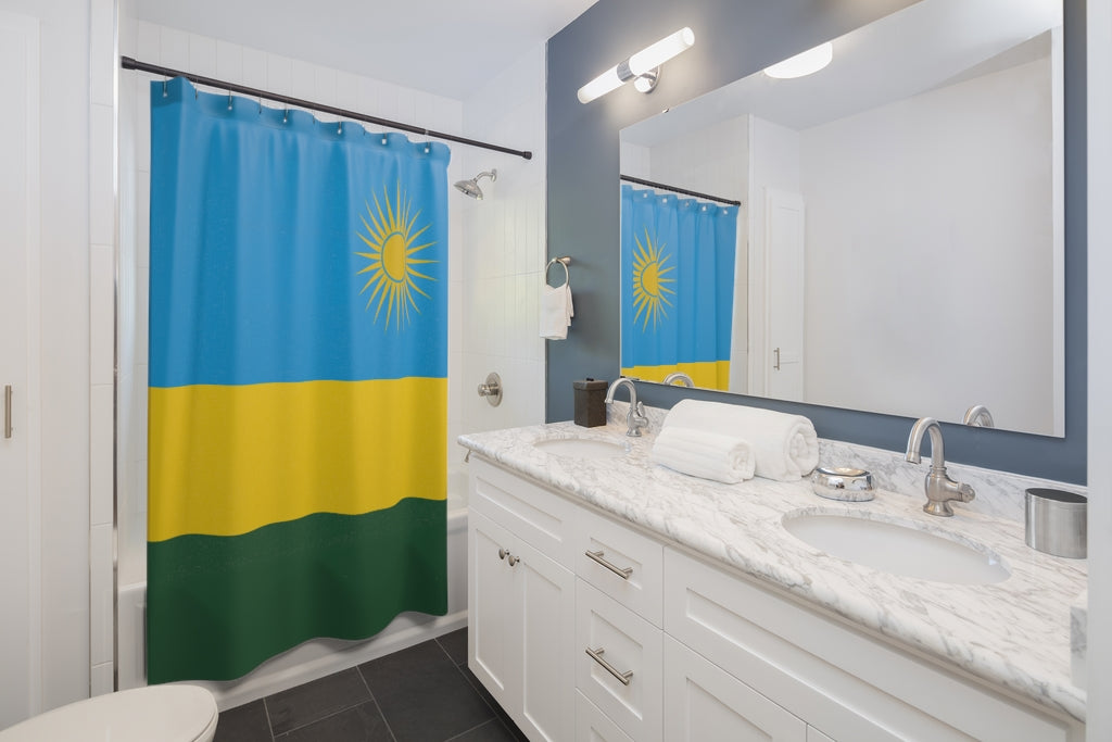 RWANDA Shower Curtains