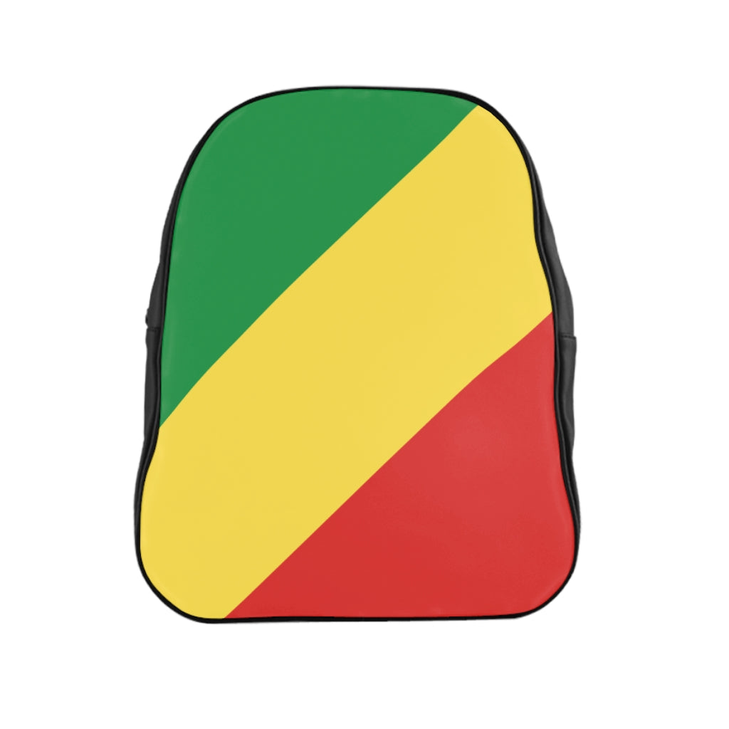 CONGO REPUBLIC FLAG School Backpack