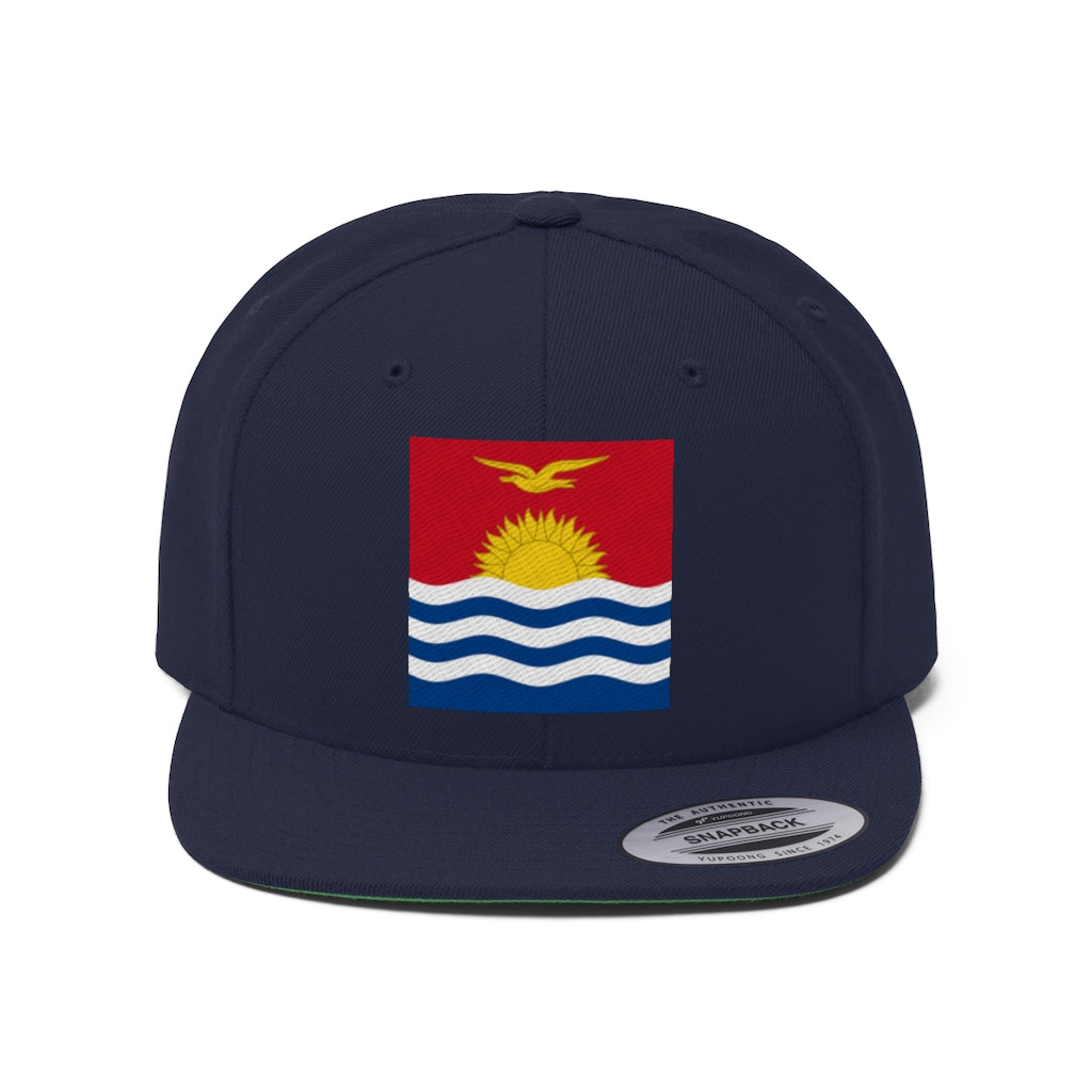 KIRIBATI Unisex Flat Bill Hat