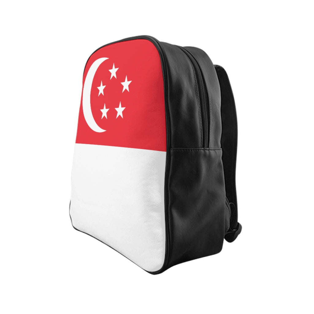 SINGAPORE FLAG School Backpack