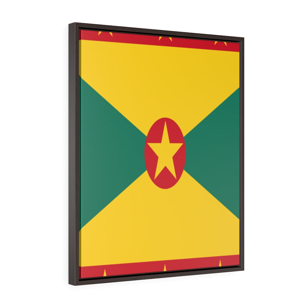 GRENADA Vertical Framed Premium Gallery Wrap Canvas