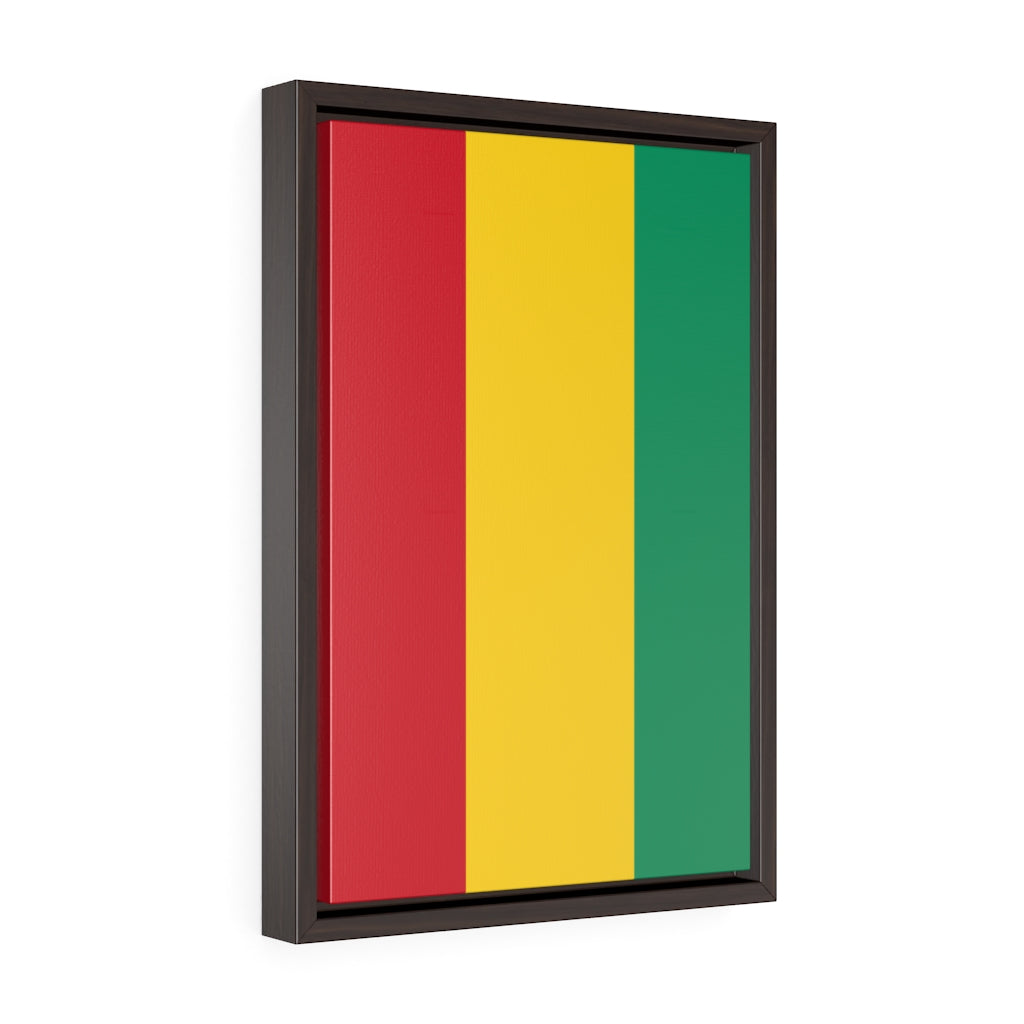 GUINEA Vertical Framed Premium Gallery Wrap Canvas