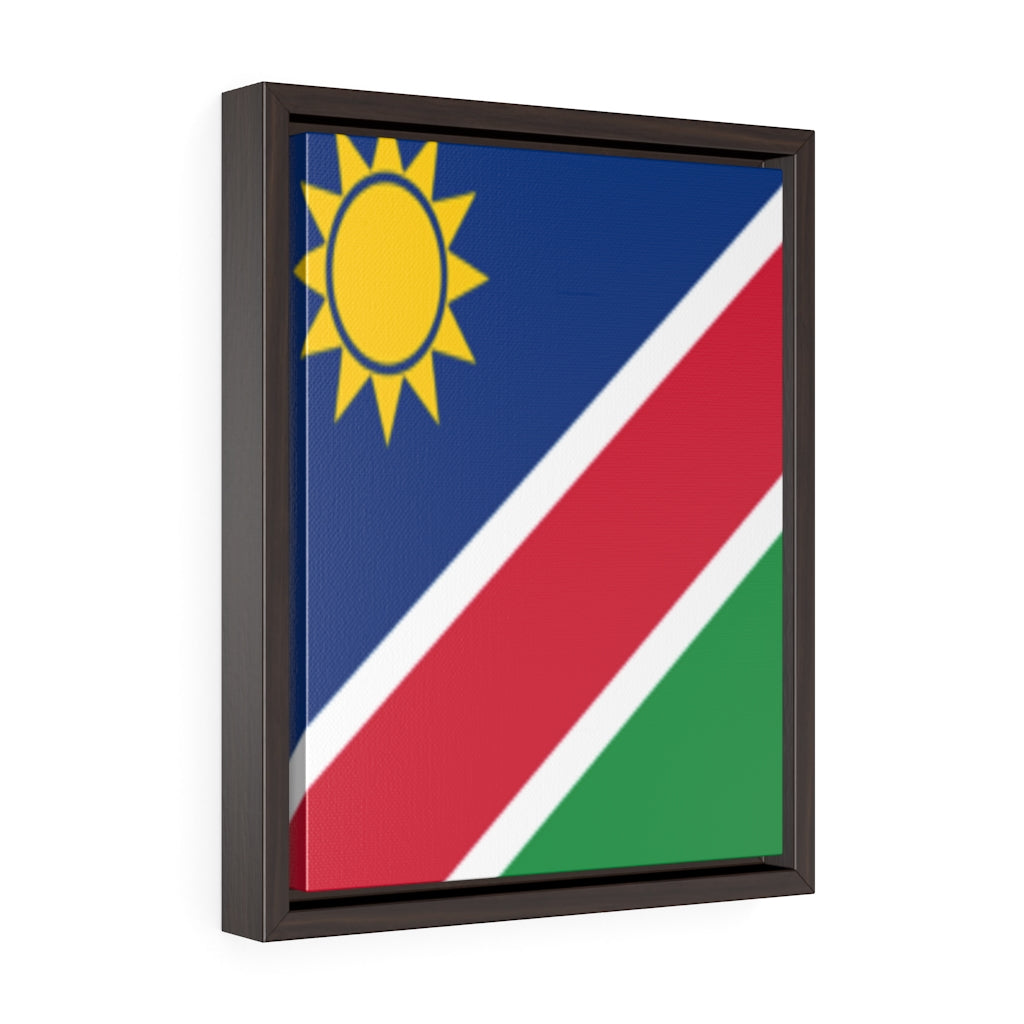 NAMIBIA Vertical Framed Premium Gallery Wrap Canvas