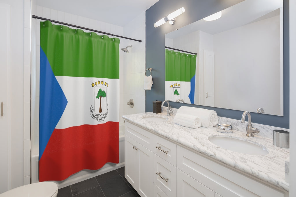 EQUATORIAL GUINEA Shower Curtains