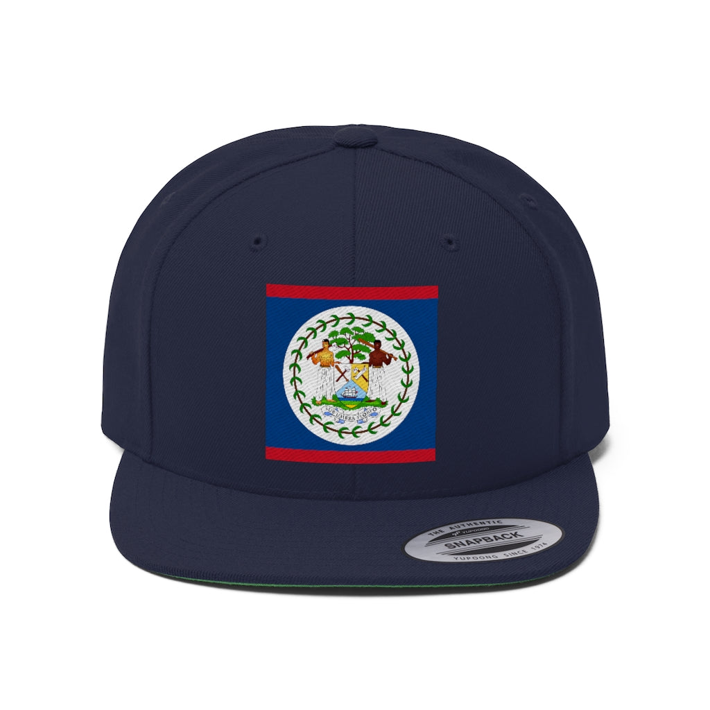 BELIZE Unisex Flat Bill Hat