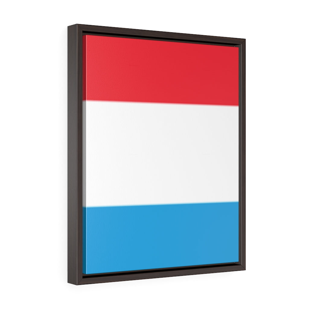 LUXEMBOURG Vertical Framed Premium Gallery Wrap Canvas