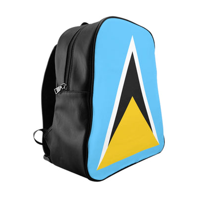 SAINT LUCIA FLAG School Backpack