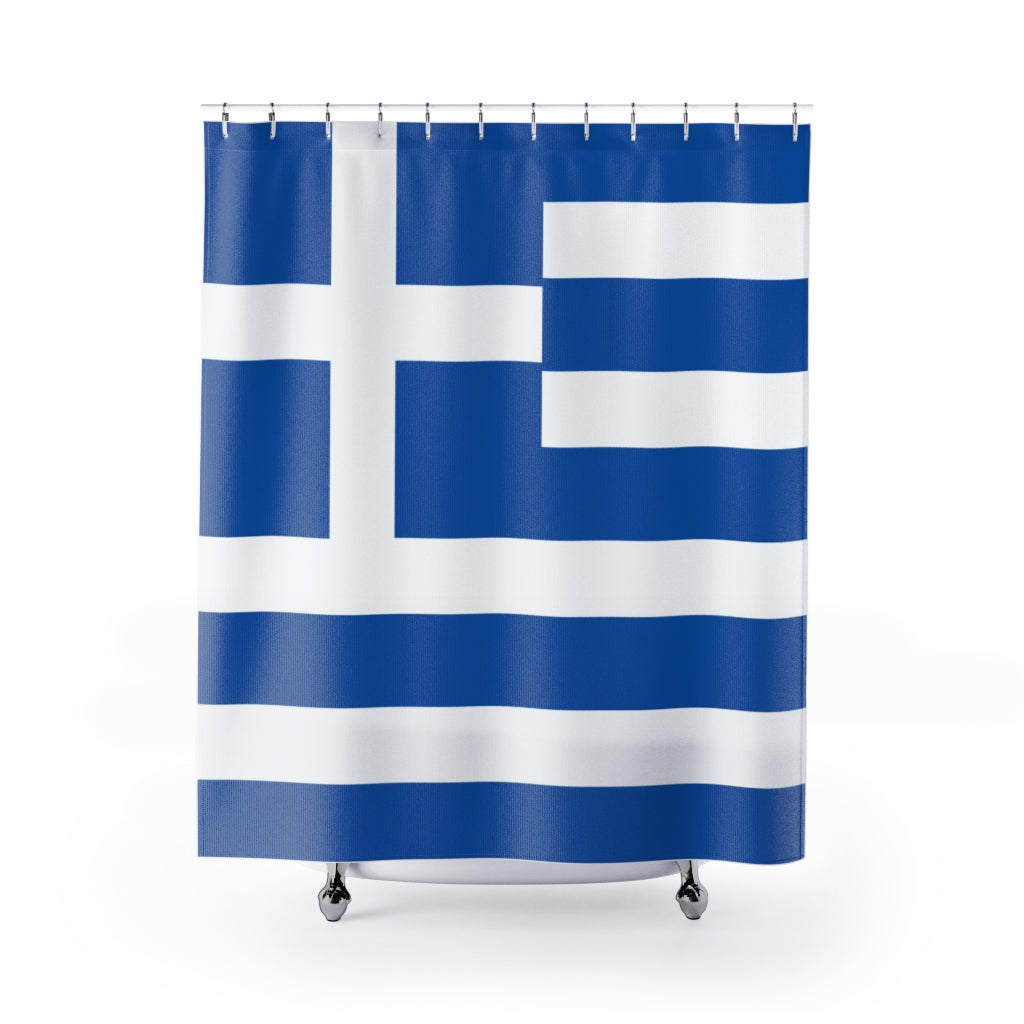 GREECE Shower Curtains