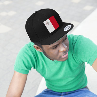 MALTA Unisex Flat Bill Hat