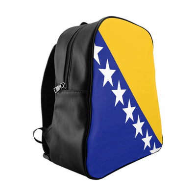 BOSNIA AND HERZEGOVINA FLAG School Backpack