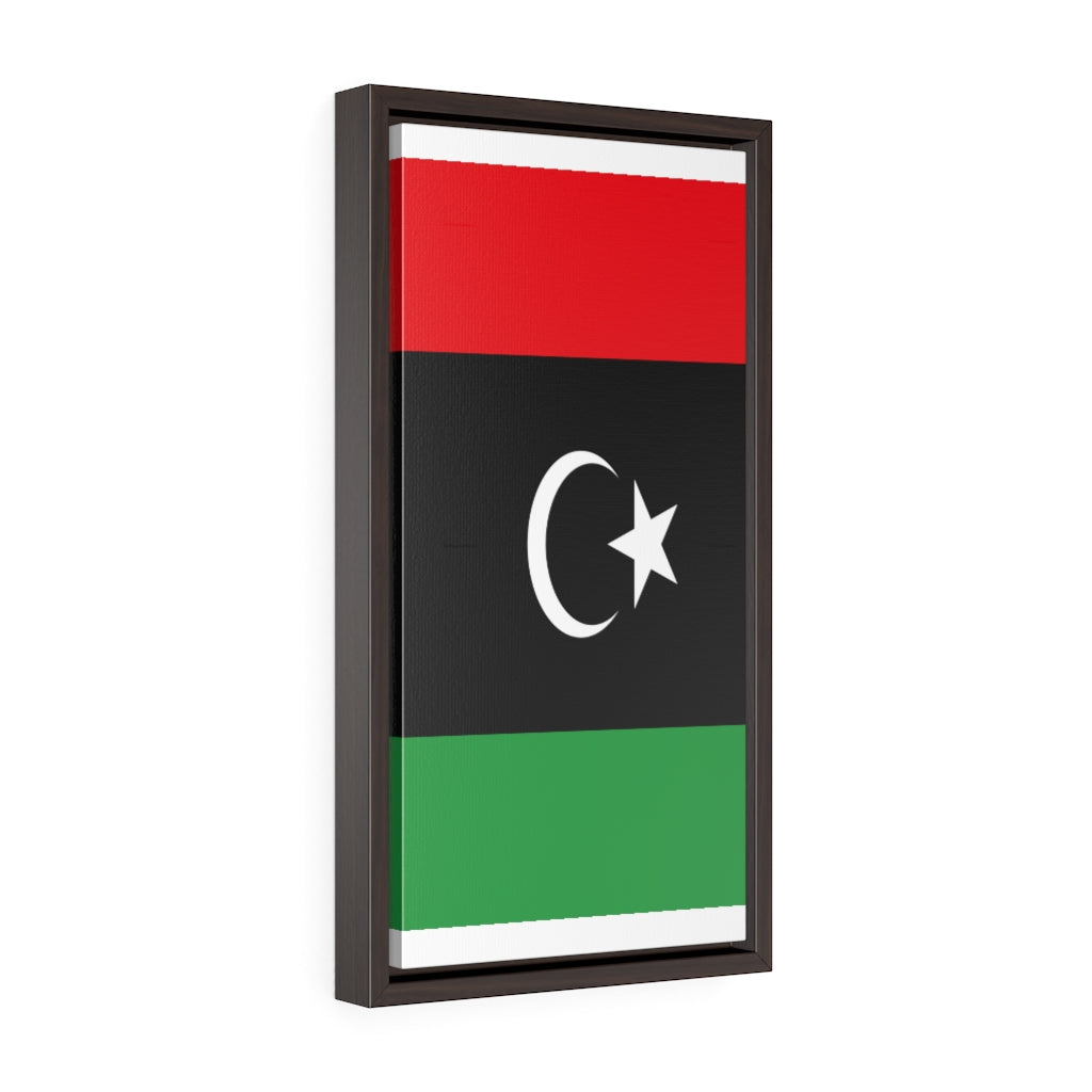 LIBYA Vertical Framed Premium Gallery Wrap Canvas