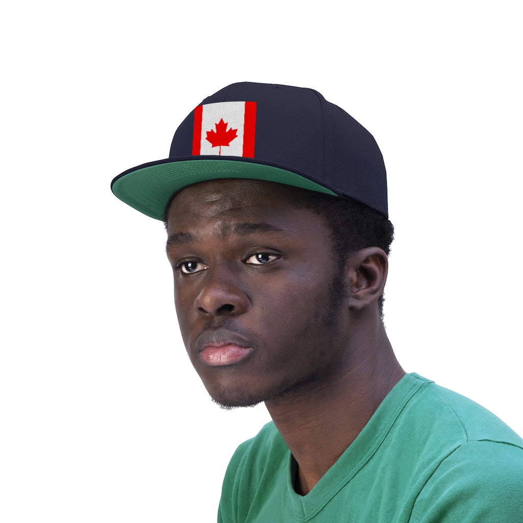 Canada Unisex Flat Bill Hat