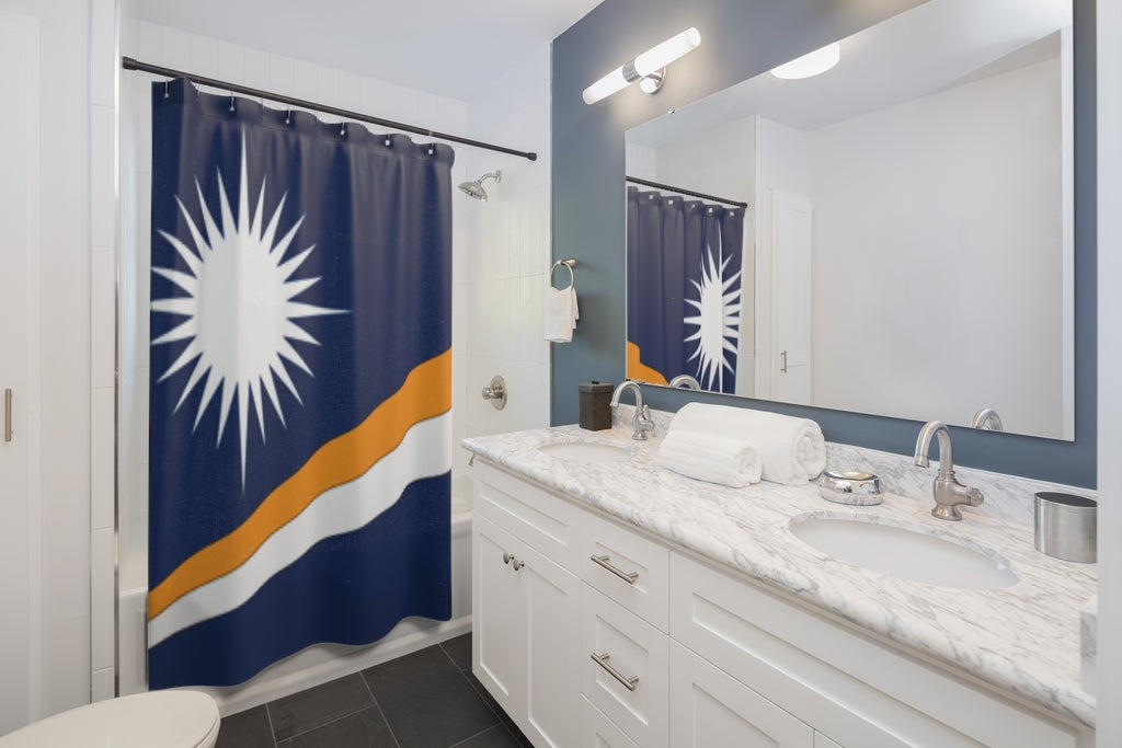 MARSHALL ISLANDS Shower Curtains