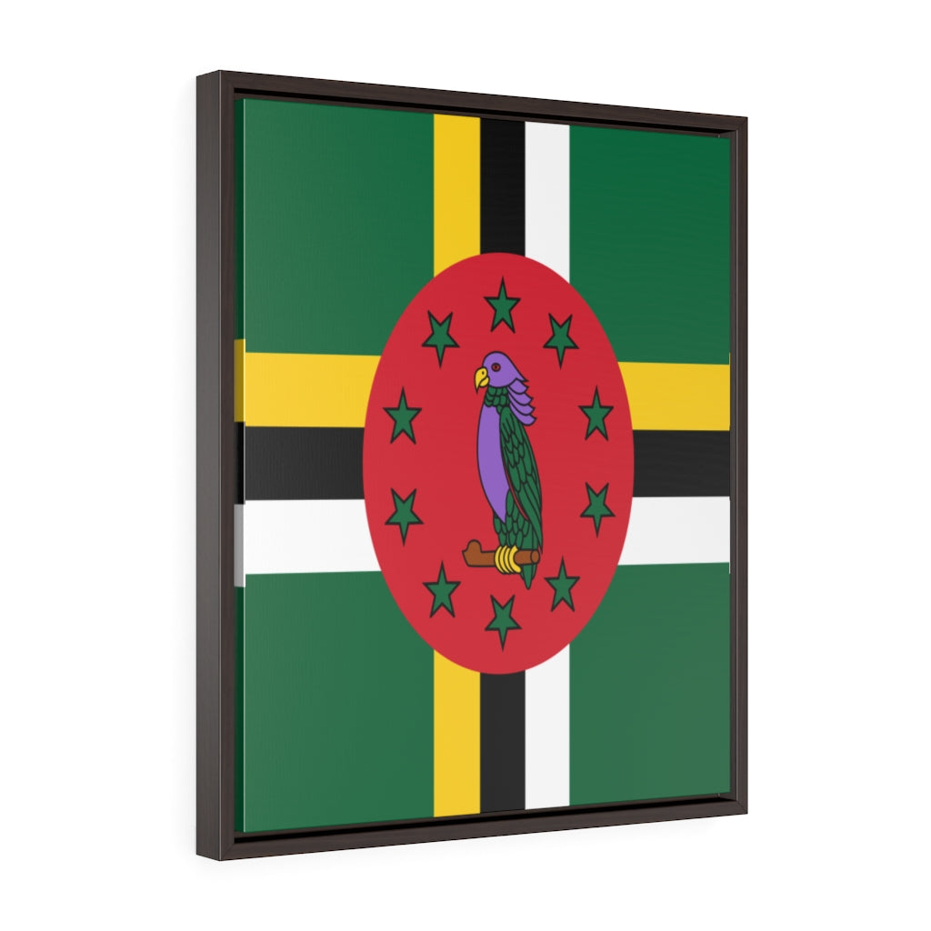 DOMINICA Vertical Framed Premium Gallery Wrap Canvas