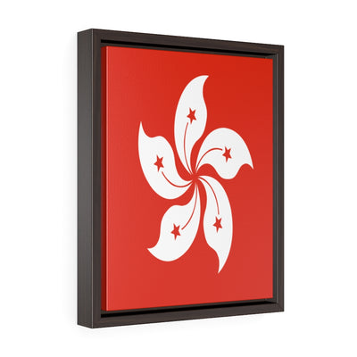 HONG KONG Vertical Framed Premium Gallery Wrap Canvas