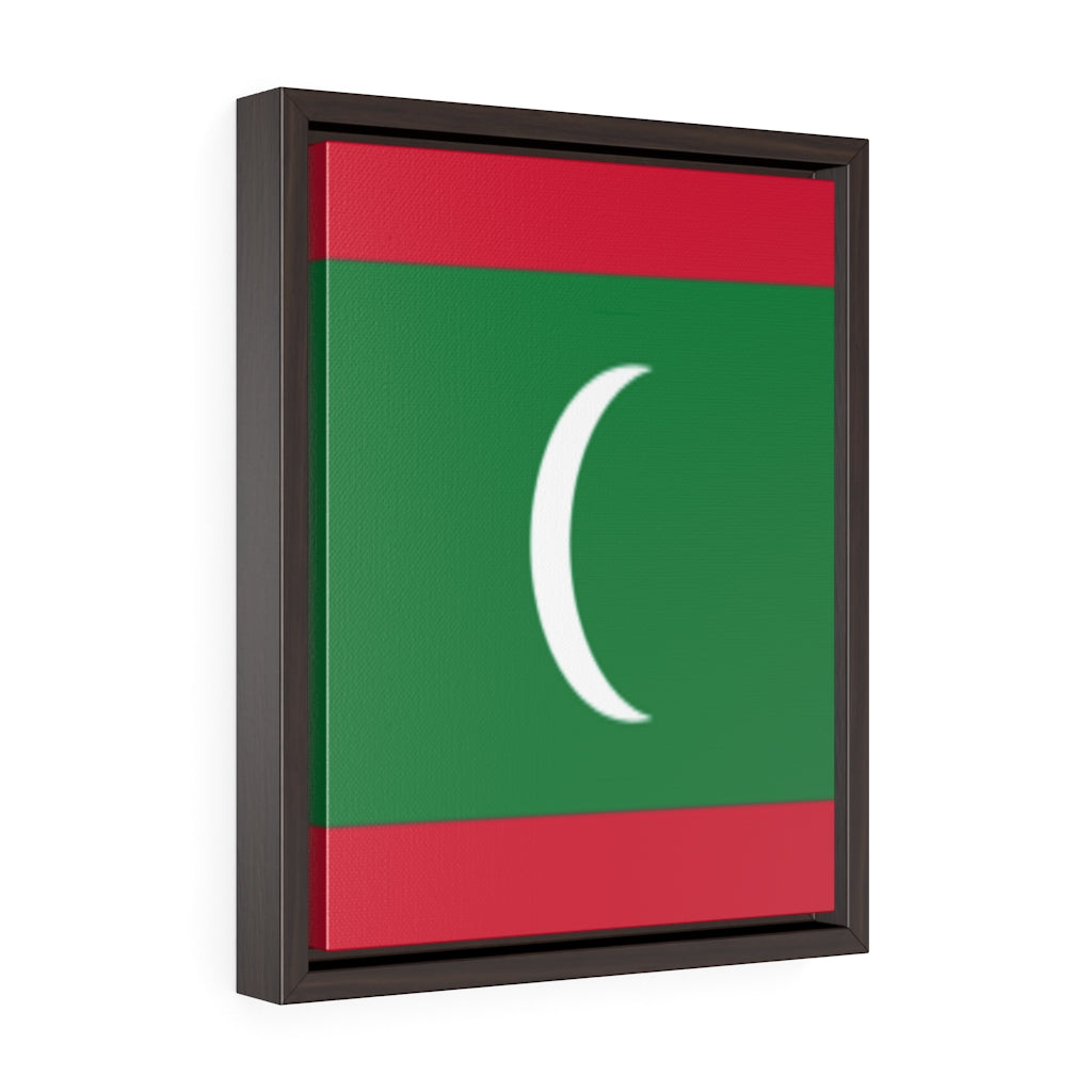 MALDIVES Vertical Framed Premium Gallery Wrap Canvas