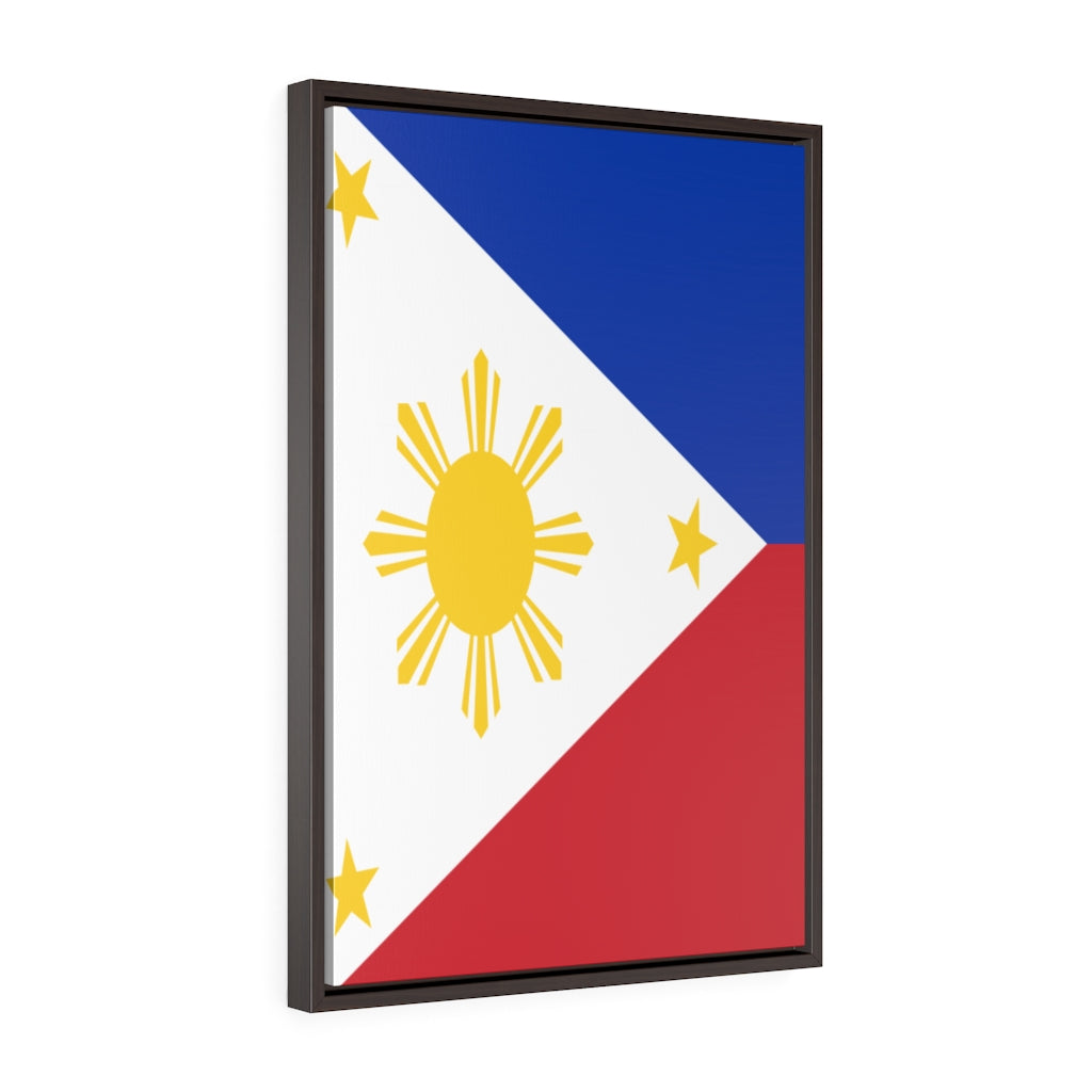 Philippines Vertical Framed Premium Gallery Wrap Canvas