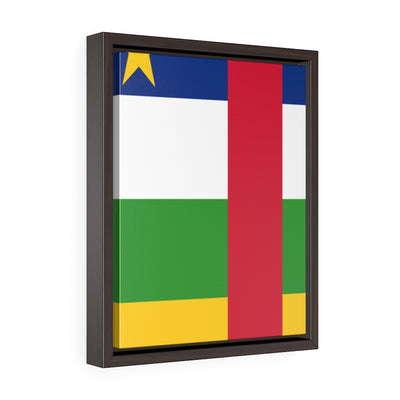 CENTRAL AFRICAN REPUBLIC Vertical Framed Premium Gallery Wrap Canvas