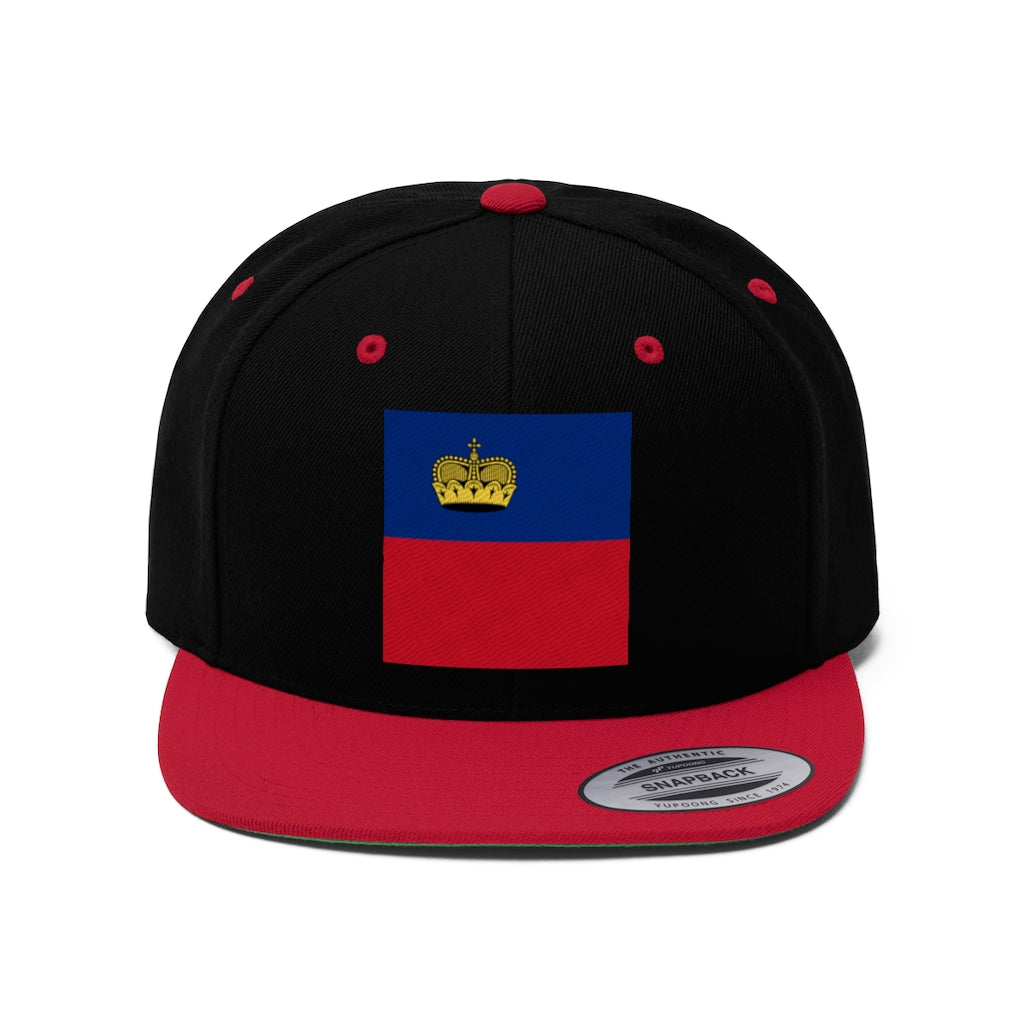 LIECHTENSTEIN Unisex Flat Bill Hat