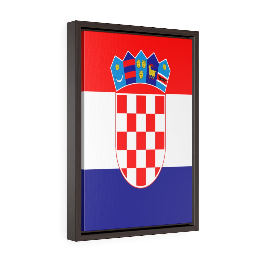 CROATIA Vertical Framed Premium Gallery Wrap Canvas