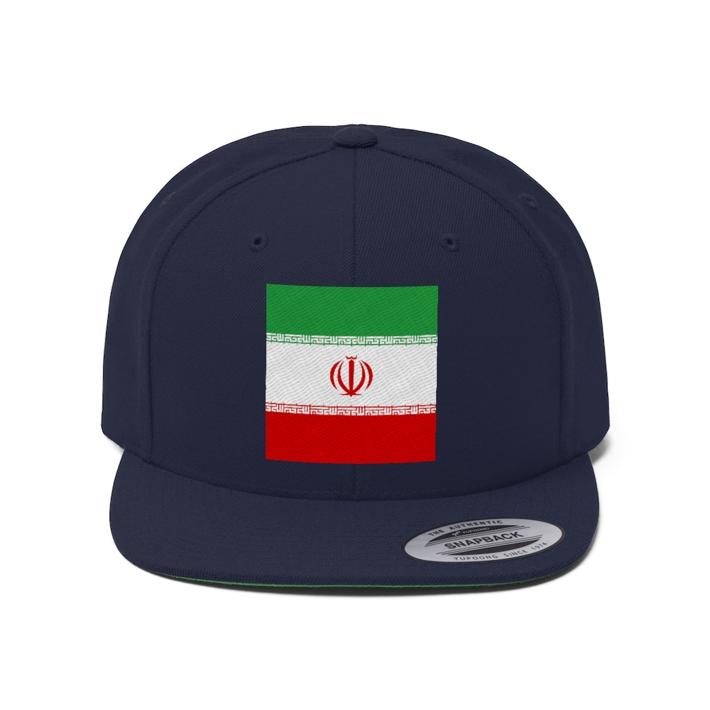 IRAN Unisex Flat Bill Hat