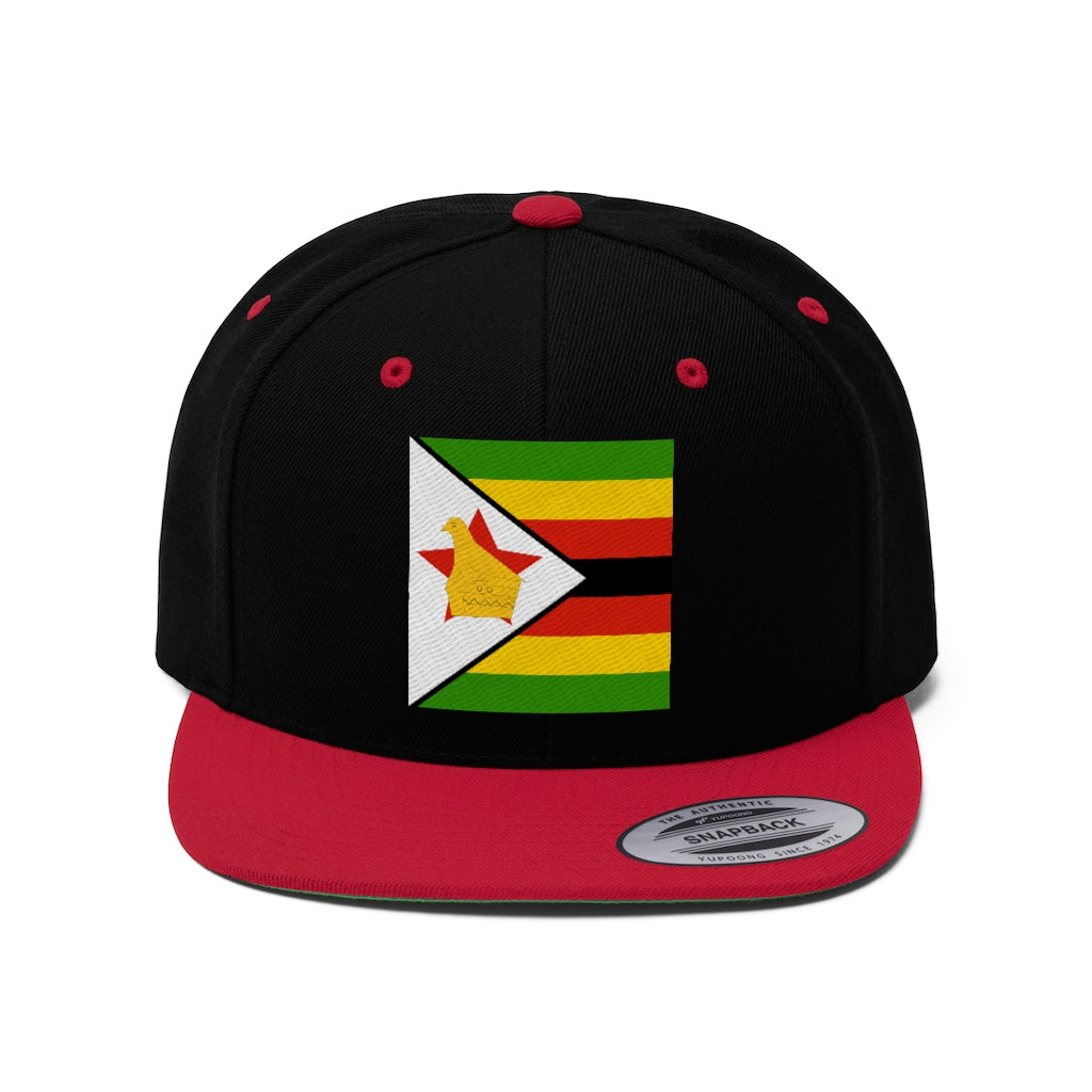 ZIMBABWE Unisex Flat Bill Hat