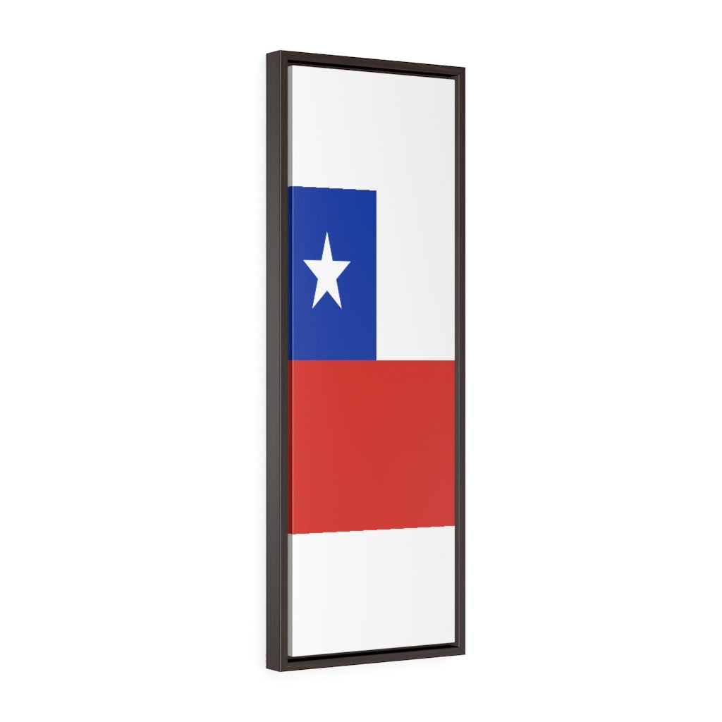 CHILE Vertical Framed Premium Gallery Wrap Canvas