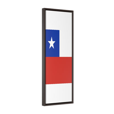 CHILE Vertical Framed Premium Gallery Wrap Canvas