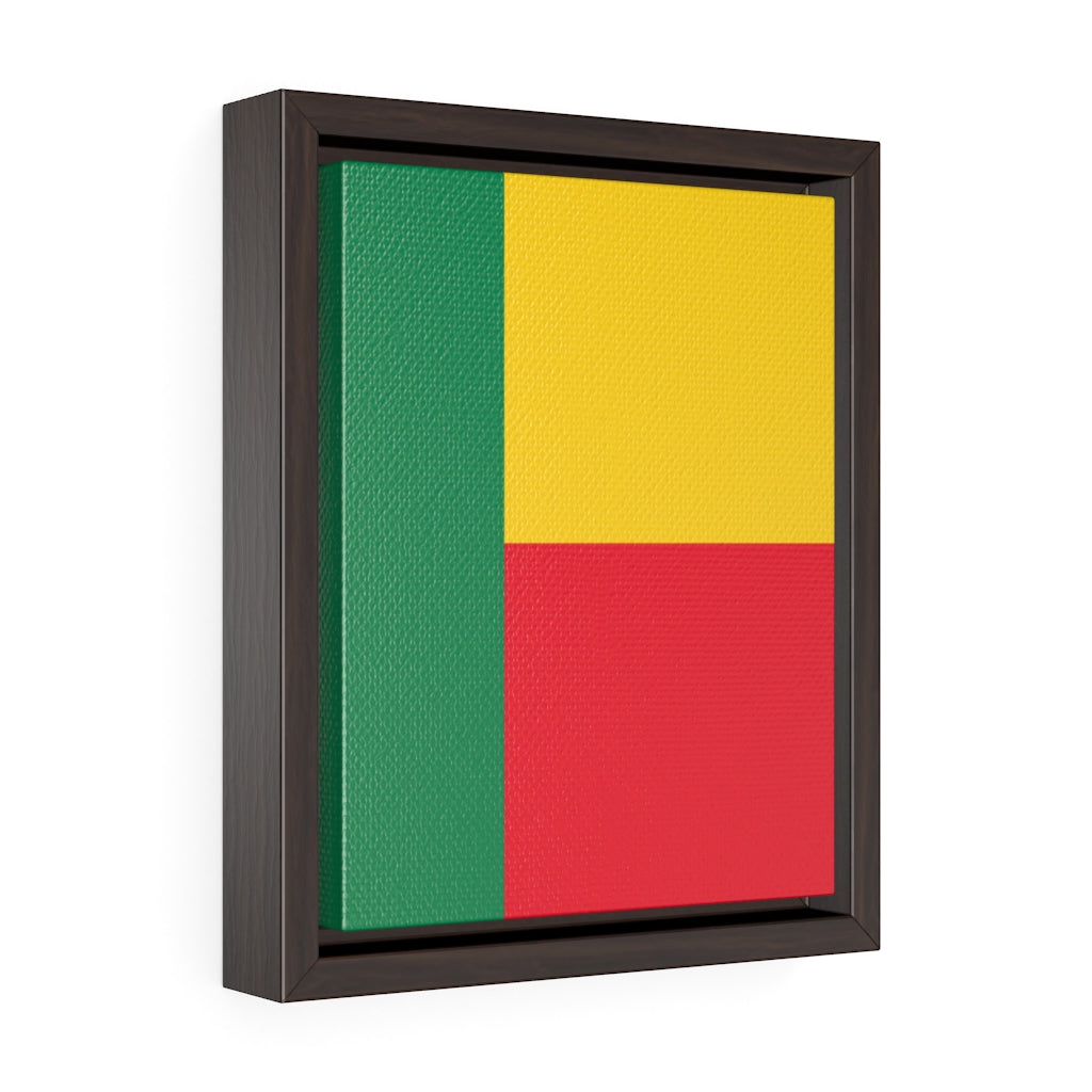 BENIN Vertical Framed Premium Gallery Wrap Canvas