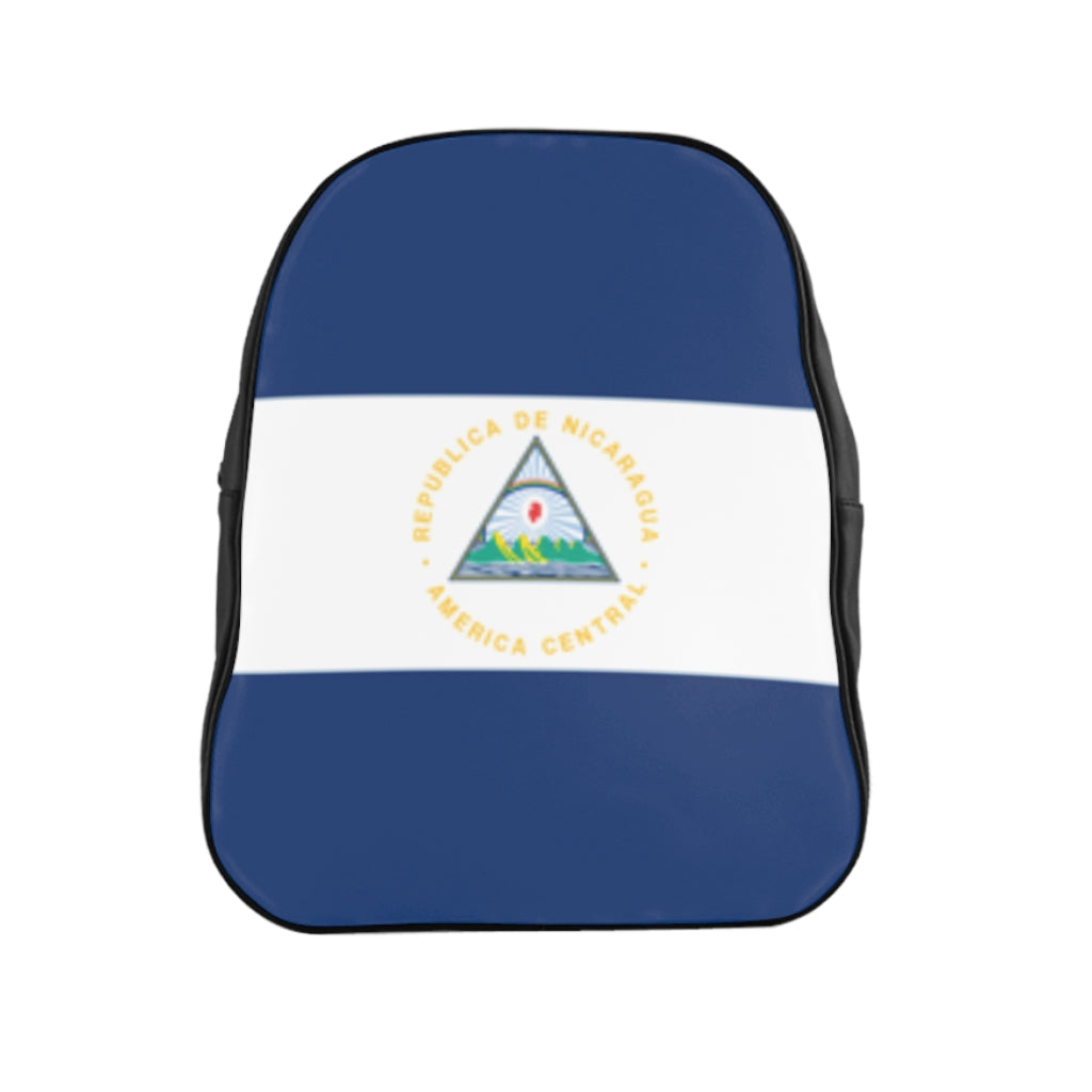 NICARAGUA FLAG School Backpack