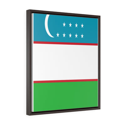 UZBEKISTAN Vertical Framed Premium Gallery Wrap Canvas