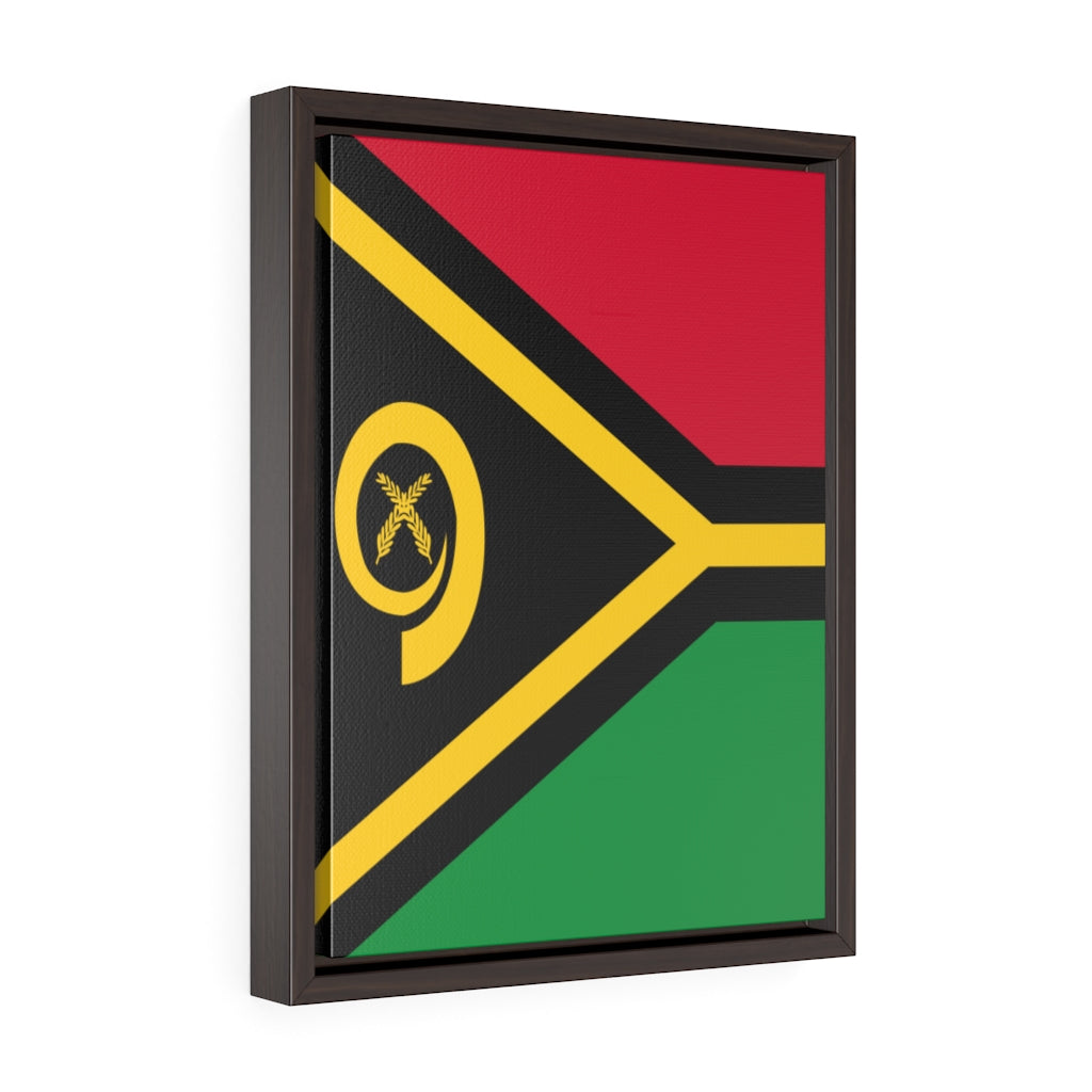 VANUATU Vertical Framed Premium Gallery Wrap Canvas