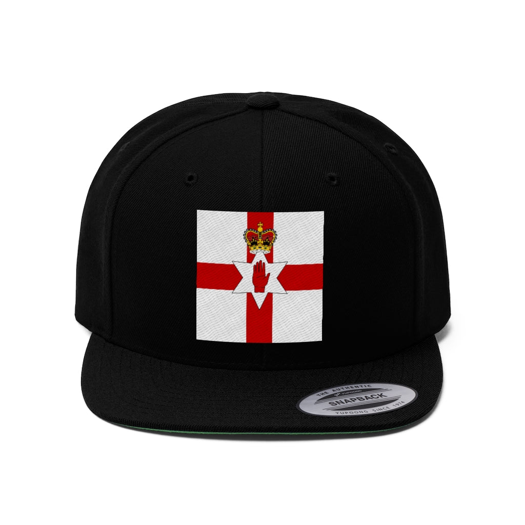 NORTHERN IRELAND Unisex Flat Bill Hat