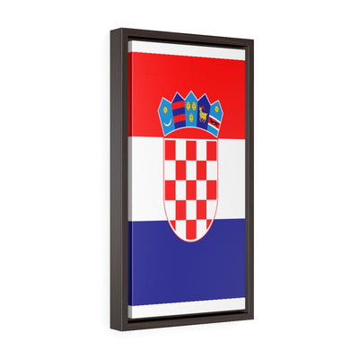 CROATIA Vertical Framed Premium Gallery Wrap Canvas